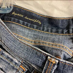 Citizens of Humanity Faye 003 Low Waist Full Leg Jeans Stretch Wide Sz 29